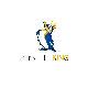 Penguin King Логотип (тёмный фон)