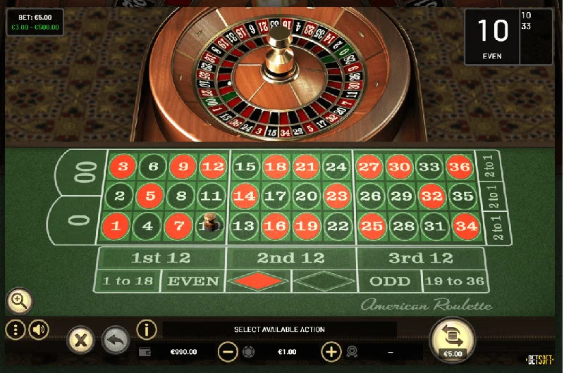 American Roulette skjámynd