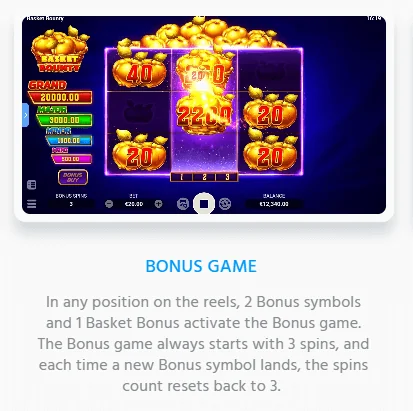 Basket Bounty skjámynd