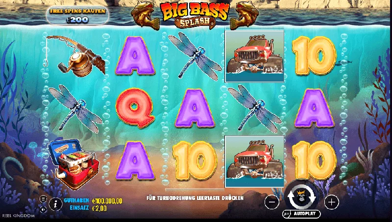 Big Bass Splash skjámynd