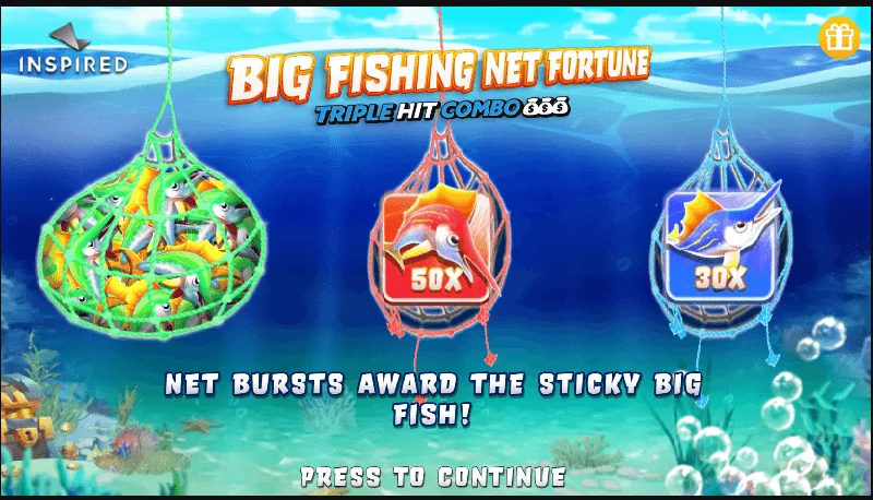 Big Fishing Net Fortune skjámynd