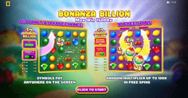 Bonanza Billion skjámynd