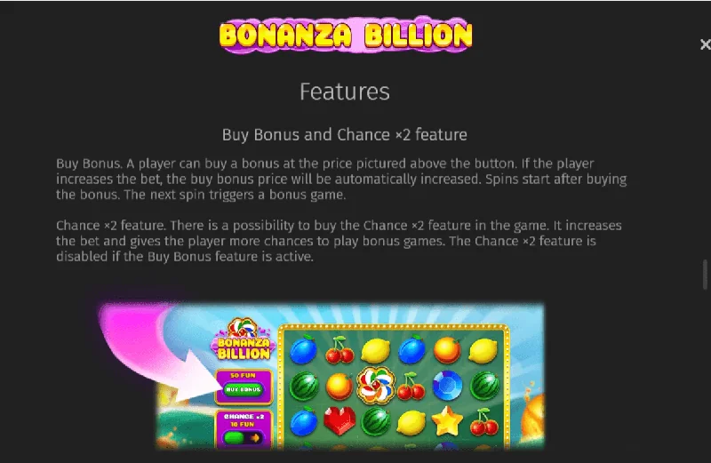 Bonanza Billion skjámynd