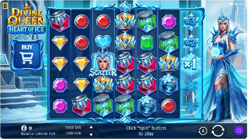 Divine Queen Heart of Ice skjámynd
