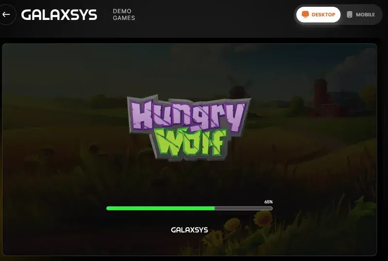 Hungry Wolf skjámynd