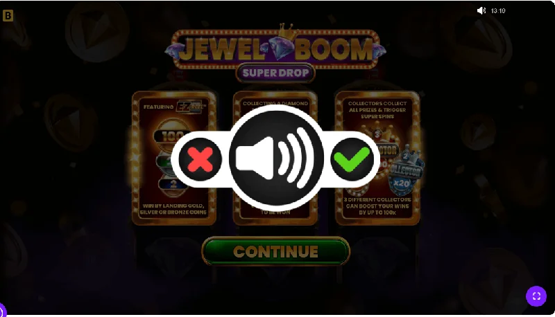 Jewel Boom Super Drop skjámynd
