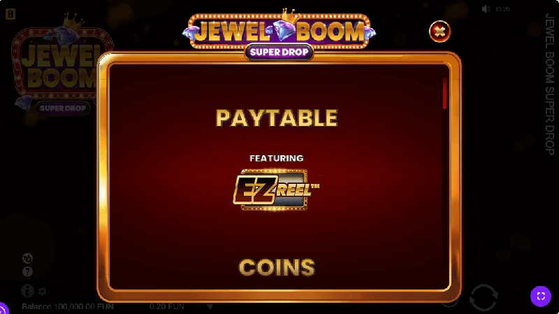 Jewel Boom Super Drop skjámynd