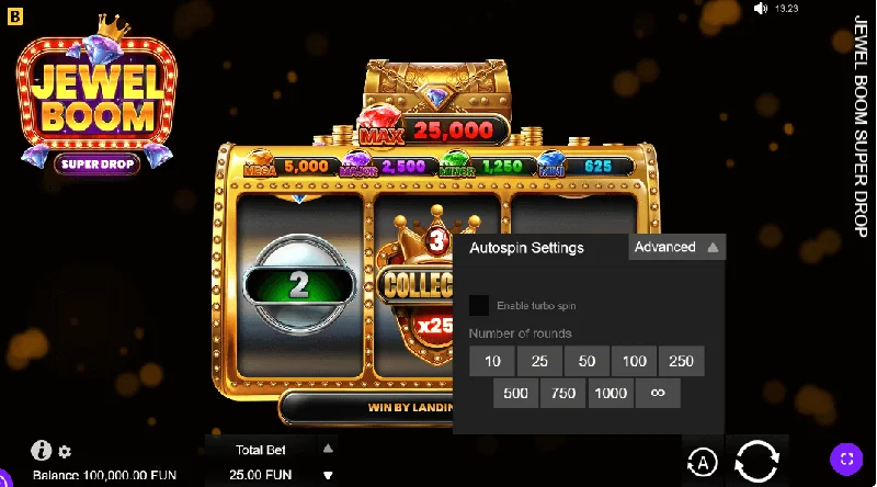 Jewel Boom Super Drop skjámynd