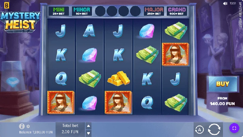 Mystery Heist skjámynd