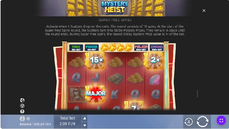 Mystery Heist skjámynd