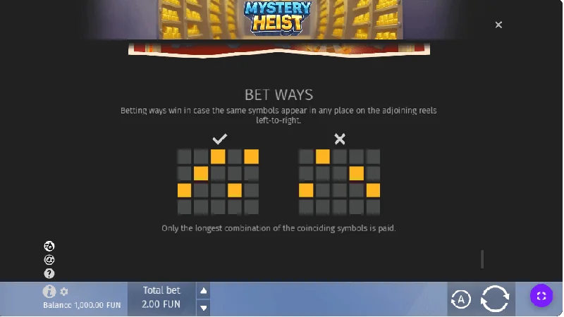 Mystery Heist skjámynd