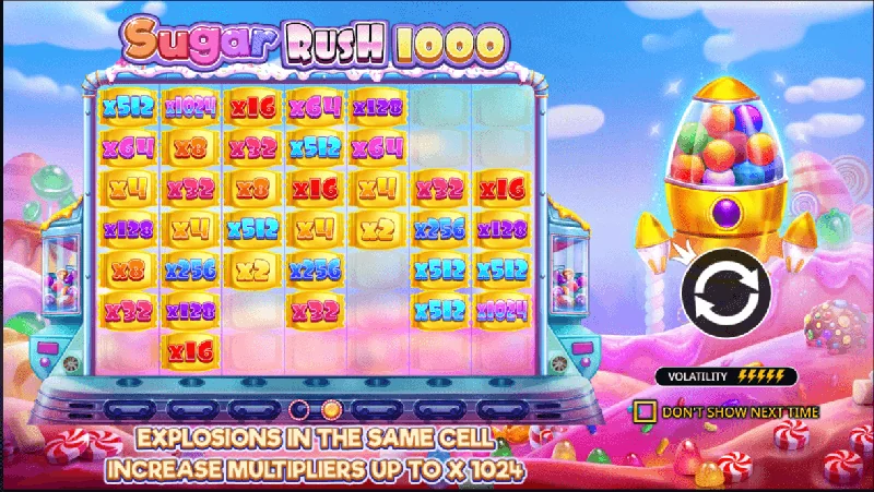 Sugar Rush 1000 skjámynd