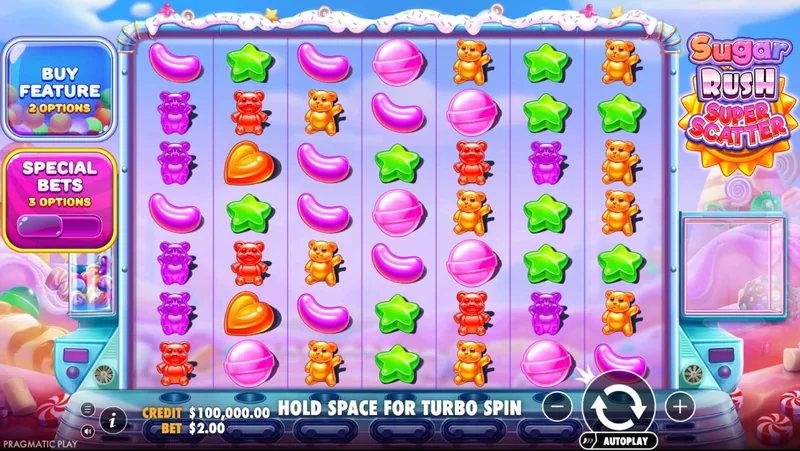 Sugar Rush Super Scatter skjámynd