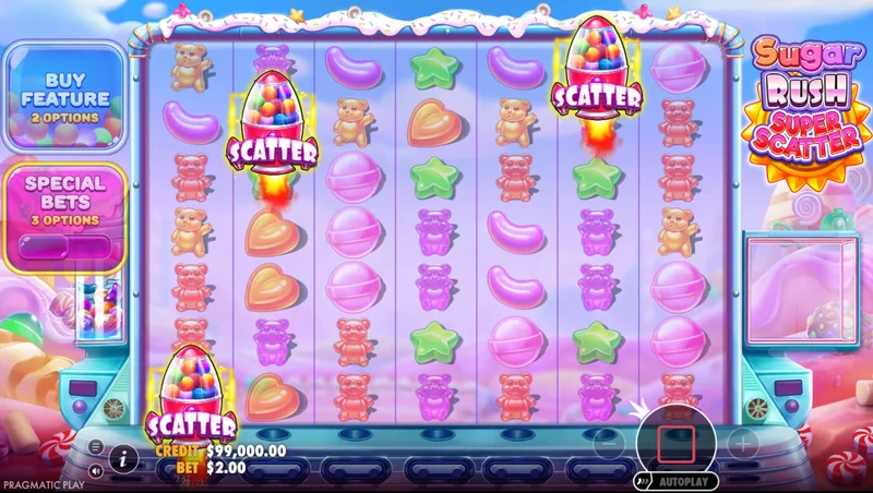 Sugar Rush Super Scatter skjámynd