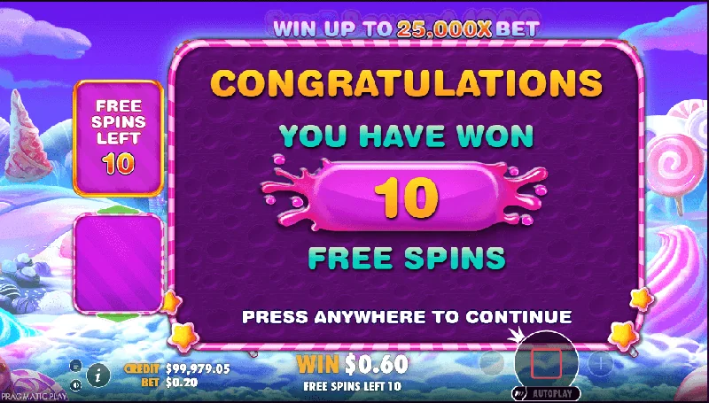 Sweet Bonanza 1000 skjámynd