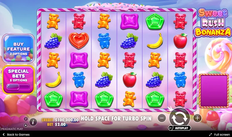 Sweet Rush Bonanza skjámynd