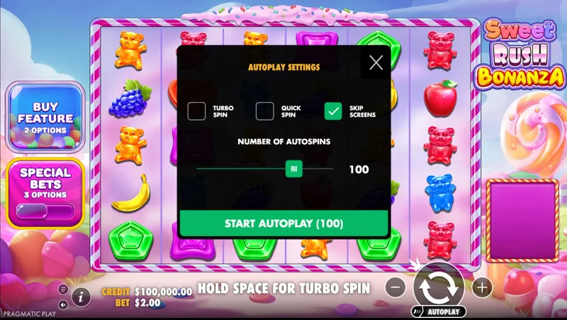 Sweet Rush Bonanza skjámynd