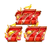 777 Burn 'Em Up Mixed 7's tákn