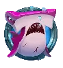 Razor Shark bleikt hákarlatákn