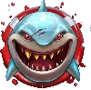 Razor Shark villtur hákarl tákn