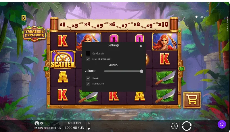 Treasure Explorer skjámynd